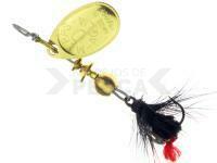 Cucharilla giratoria Mepps Aglia Mouche Gold / Black #0 2.5g