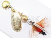 Cucharilla giratoria Mepps Aglia Mouche Gold / Red #0 2.5g