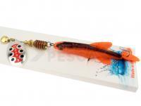 Cucharilla giratoria Mepps Aglia TW Mino #3 | 9.5g | 6 cm mino - Silver / red