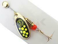 Cucharilla giratoria Mepps Black Fury Gold / Chart dots - #3 | 6.50g
