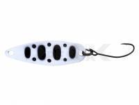 Señuelo Illex Native Spoon 35mm 2.5g - White & Black Yamame