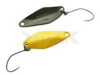 Cucharilla ondulante para trucha Nories Masukuroto Rooney 2.8g - #038 (Yellow / Oliv)