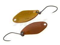 Cucharilla ondulante para trucha Nories Masukuroto Weeper 1.5g 23mm - #004 (Brown / Ocher)