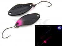 Cucharilla ondulante para trucha Nories Masukuroto Weeper 1.5g 23mm - #013 (Black Pinky)