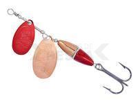 Cucharilla giratoria Balzer Colonel Metallica with 2 Spinner Blades 14g - Copper / Red