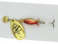 Cucharilla giratoria Mepps Aglia LongCast #2 8g - Gold / Red