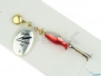 Cucharilla giratoria Mepps Aglia LongCast #2 8g - Silver / Red