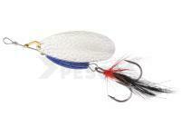 Cucharilla giratoria Mikado M-GRUB #4 13g - Silver / Blue Knight