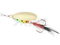 Cucharilla giratoria Mikado M-GRUB #4 13g - Gold / Firetiger
