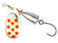 Cucharilla giratoria BlueFox Vibrax Hot Pepper Single Barbless #3 | 8g - SYR