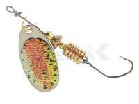 Cucharilla giratoria Colonel Spinner with single hook 3g - Rainbow Trout