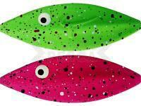 Señuelo OGP Twister 5.1cm 7.5g - Pink/Green Splat