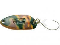 Cucharilla ondulante Shimano Cardiff Roll Swimmer 1.5g - 24T Mustard Green Camo