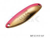 Cucharilla ondulante Shimano Cardiff Slim Swimmer CE Premium 2.0g - 62T Pink Gold