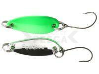 Cucharillas ondulantes Mikado Mini Spoon 24mm 2.5g - Fluo Green/Silver
