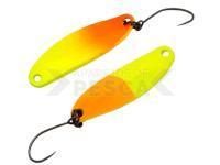 Cucharilla ondulante para trucha Nories Masukuroto 3.7g LD - #021 (Orange / Fluo-Yellow)