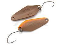 Cucharilla ondulante para trucha Nories Masukuroto Rooney 1.5g - #027 (Brown / Orange)