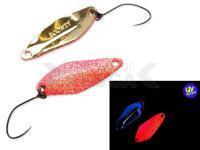 Cucharilla ondulante para trucha Nories Masukuroto Rooney 1.5g - #035 (OGlitter / Gold)
