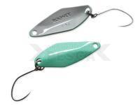 Cucharilla ondulante para trucha Nories Masukuroto Rooney 1.5g - #051 (Lime / Gray)