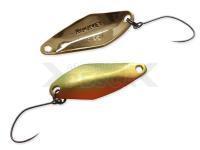 Cucharilla ondulante para trucha Nories Masukuroto Rooney 1.8g - #044 (Gold-Orange / Gold)