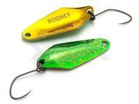 Cucharilla ondulante para trucha Nories Masukuroto Rooney 1.8g - #052 (Impact Green)