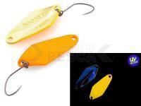 Cucharilla ondulante para trucha Nories Masukuroto Rooney 1.8g - #100 (Release Gold)