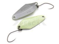 Cucharilla ondulante para trucha Nories Masukuroto Rooney 2.2g - #005 (Mint / Grey)