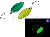 Cucharilla ondulante para trucha Nories Masukuroto Sofia 1.2g 22mm - #091 (Chartreuse Green)