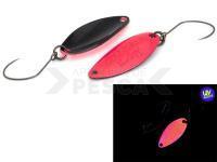 Cucharilla ondulante para trucha Nories Masukuroto Sofia 1.6g 25mm - #039 (Pink Glow / Black)