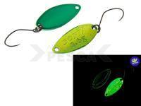 Cucharilla ondulante para trucha Nories Masukuroto Sofia 1.6g 25mm - #091 (Chartreuse Green)