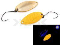 Cucharilla ondulante para trucha Nories Masukuroto Sofia 1.6g 25mm - #100 (Release Gold)