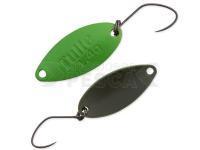 Cucharilla ondulante para trucha Nories Masukuroto Tulle 1.4g 24mm - #006 (Lime / Black)