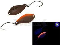 Cucharilla ondulante para trucha Nories Masukuroto Weeper 0.9g 20mm - #027 (Brown / Orange)