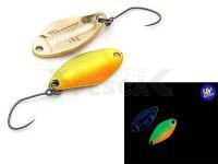 Cucharilla ondulante para trucha Nories Masukuroto Weeper 0.9g 20mm - #044 (Gold-Orange / Gold)