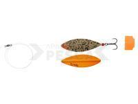 Cucharilla ondulante Savage Gear LT Stickle Blade Rigged 4.2cm 4.4g #10 - Pellet UV Orange