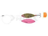 Cucharilla ondulante Savage Gear LT Stickle Blade Rigged 4.2cm 4.4g #10 - Pellet UV Pink