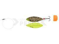 Cucharilla ondulante Savage Gear LT Stickle Blade Rigged 4.2cm 4.4g #10 - Pellet UV Yellow