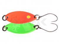 Cucharilla ondulante Spro Trout Master Incy Spin Spoon 1.8g - Orange/Green
