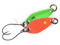 Cucharilla ondulante Spro Trout Master Incy Spoon 0.5g - Orange/Green