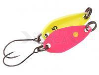 Cucharilla ondulante Spro Trout Master Incy Spoon 3.5g - Pink/Yellow