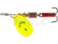 Señuelo X-Fish Stark #1 2.5g - Nikel UV lime