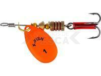 Señuelo X-Fish Stark #1 2.5g - Nikel UV orange