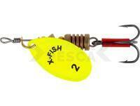 Señuelo X-Fish Stark #2 4g - Nikel UV lime