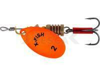 Señuelo X-Fish Stark #2 4g - Nikel UV orange