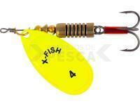 Señuelo X-Fish Stark #4 9.5g - Nikel UV lime