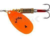 Señuelo X-Fish Stark #4 9.5g - Nikel UV orange