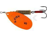 Señuelo X-Fish Stark #5 14g - Nikel UV orange