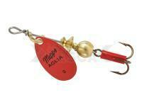 Cucharilla giratoria Mepps Aglia Platium Red #0 | 2.5g