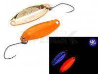 Cucharilla ondulante para trucha Nories Masukuroto 2.0g - #033 (Fluo- Orange / Gold) UV