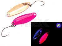 Cucharilla ondulante para trucha Nories Masukuroto 2.0g - #034 (Fluo-Pink / Gold) UV